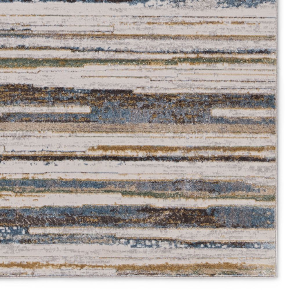 Merine Firenze Striped Multicolor/ Cream Runner Rug (2'6"X10')