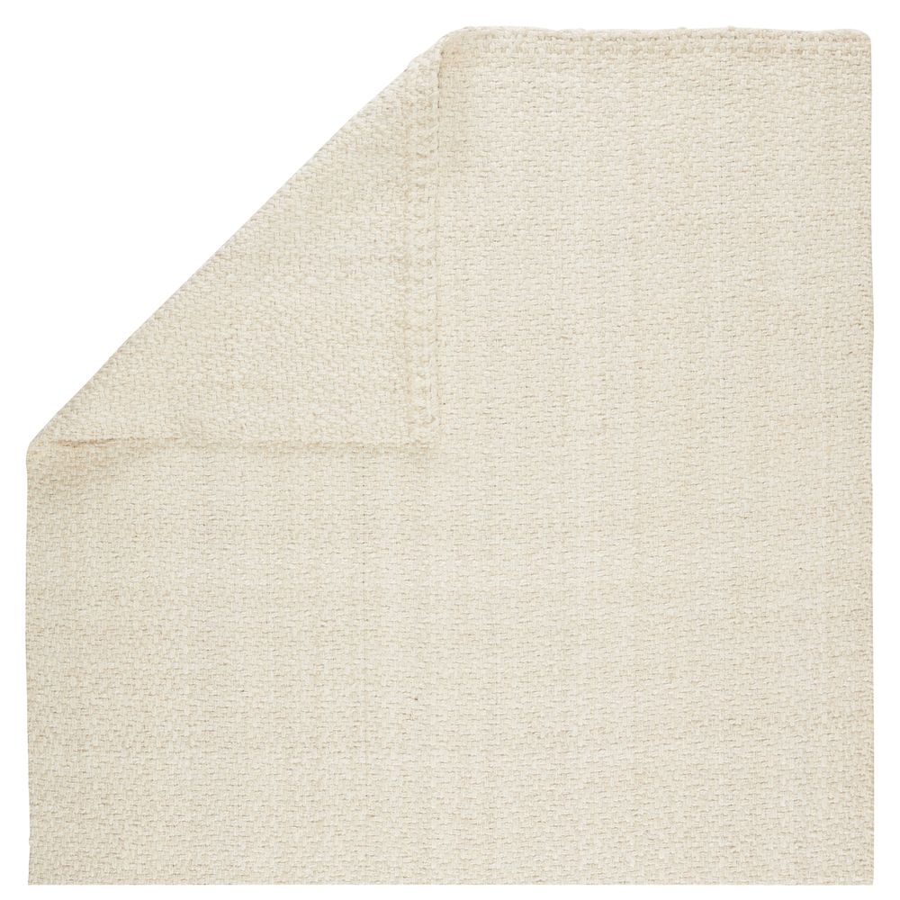 Tegani Natural Solid White Runner Rug (3'X10')