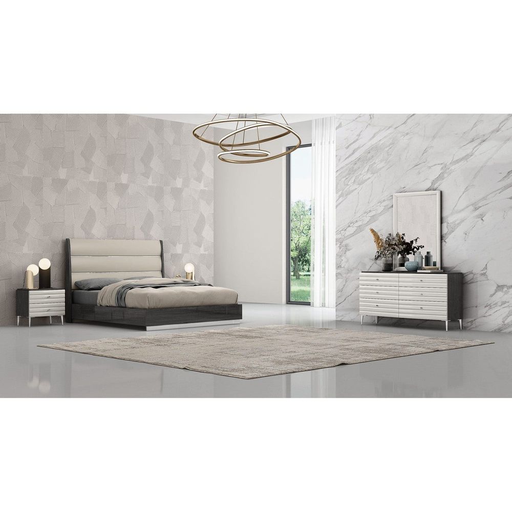 Pino Rectangular Mirror-Whiteline Modern Living-WHITELINE-MR1752-LGRY-Mirrors-3-France and Son