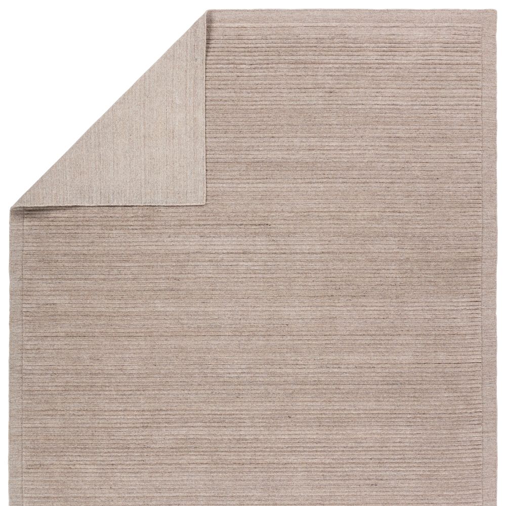 Fayla Handmade Solid Light Brown Runner Rug (3'X8')