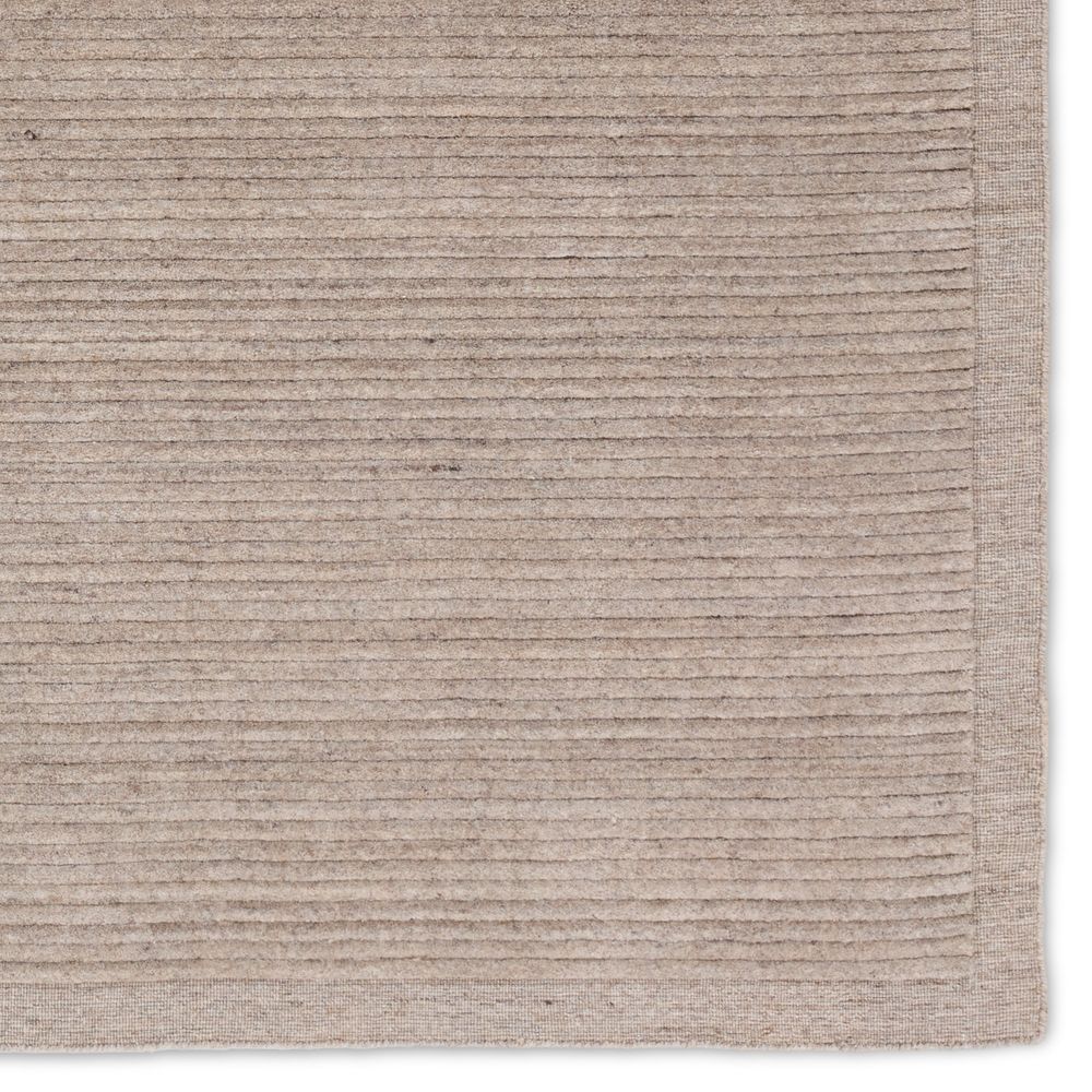 Fayla Handmade Solid Light Brown Runner Rug (3'X8')