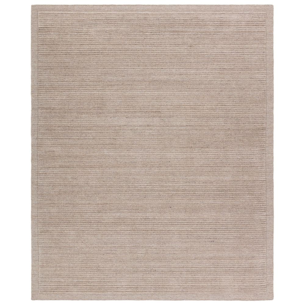 Fayla Handmade Solid Light Brown Runner Rug (3'X8')