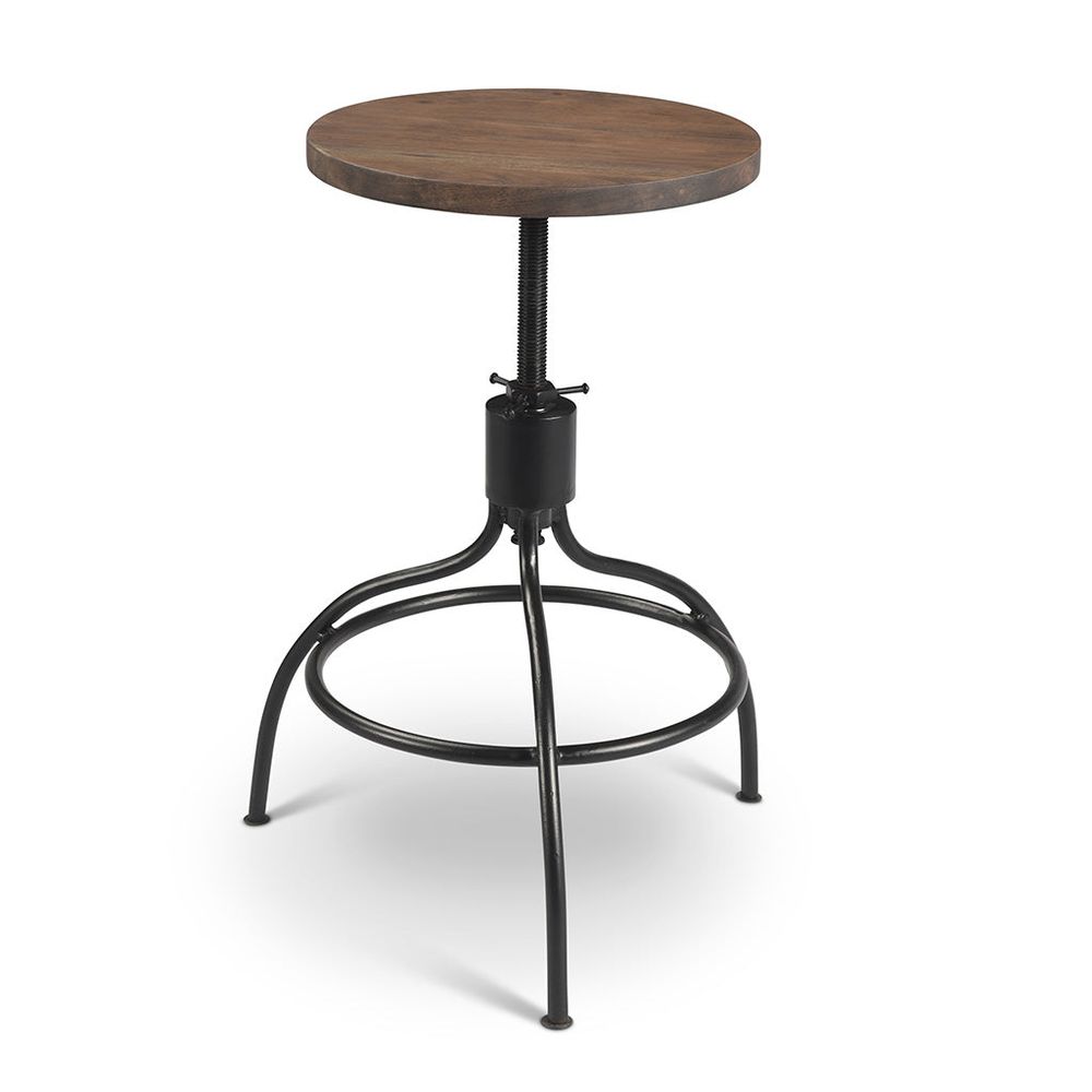 Revolve Adjustable Stool-Urbia-URBIA-IL-REV-STL-VN-Stools & Ottomans-1-France and Son