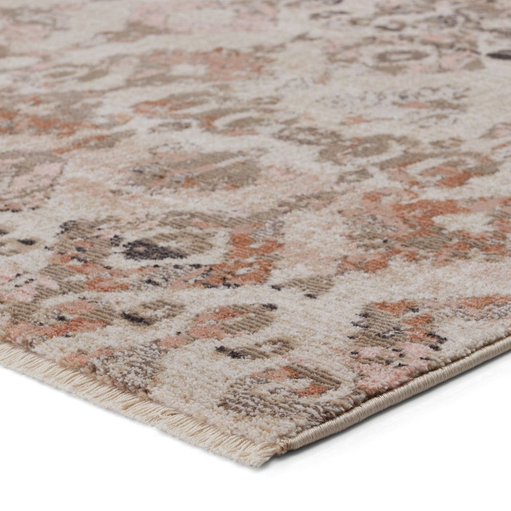 Cypress Asani Ikat Tan/ Light Pink Runner Rug (2'6"X12')