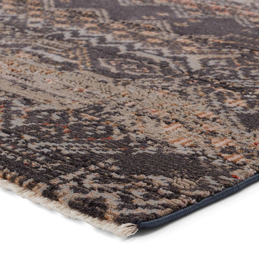 Cypress Tamari Tribal Black/ Light Pink Runner Rug (2'6"X12')