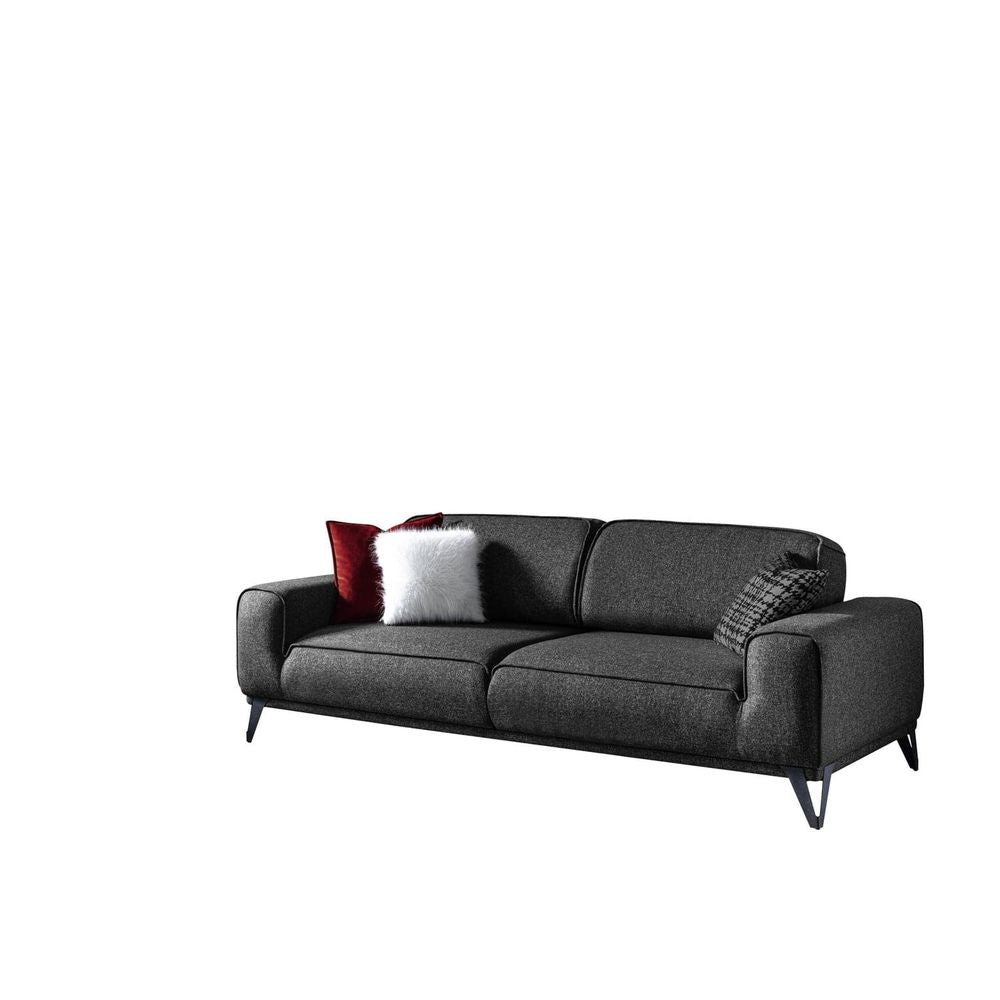 Bursa Sofa Bed-Whiteline Modern Living-WHITELINE-SO1755F-DGRY-SofasDark Grey-1-France and Son