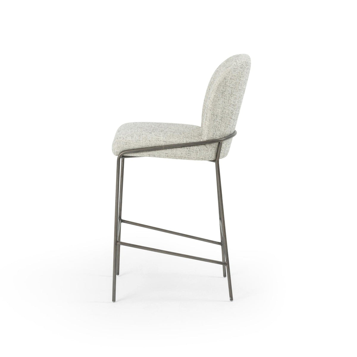 Astrud Bar Stool - Lyon Pewter / Brushed Slate CGRY-04318-1010P