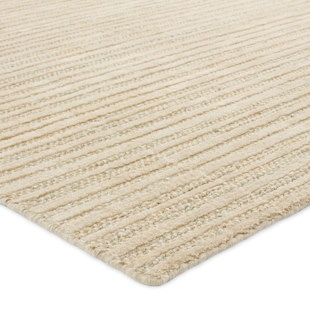 Runners Saira Handmade Striped Ivory/ Beige Runner Rug (3'X8')