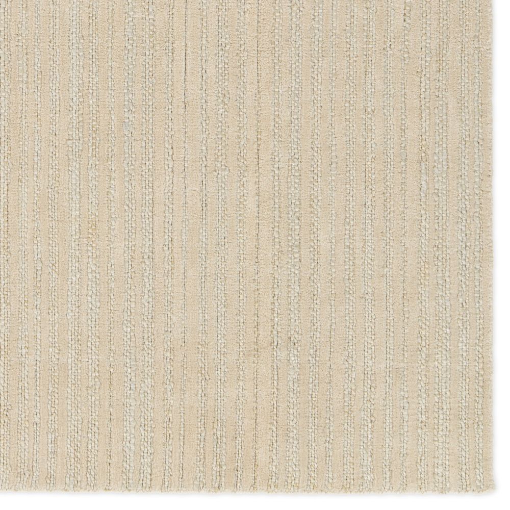 Runners Saira Handmade Striped Ivory/ Beige Runner Rug (3'X8')
