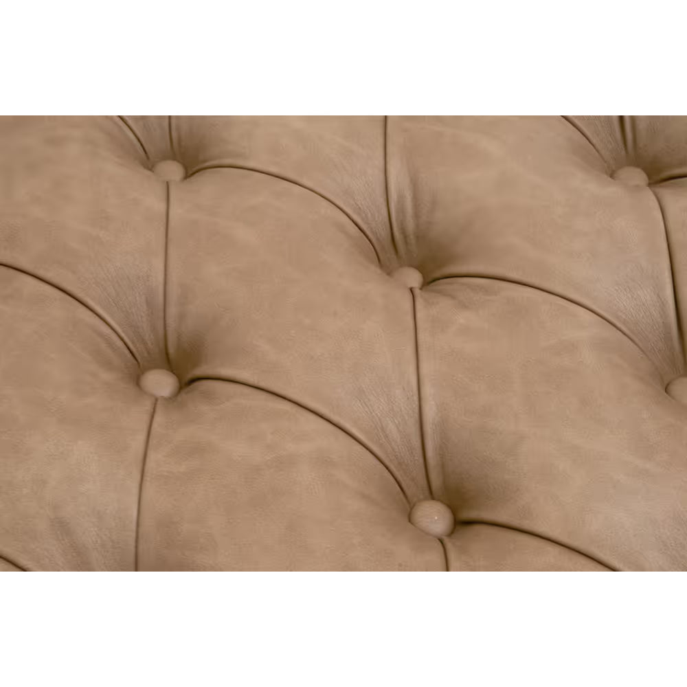 Townsend Tufted Upholstered Rectangle Coffee Table