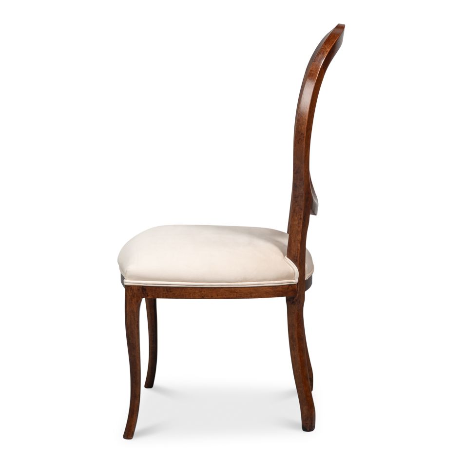 Oval Cane Back Side Chair - Set of 2