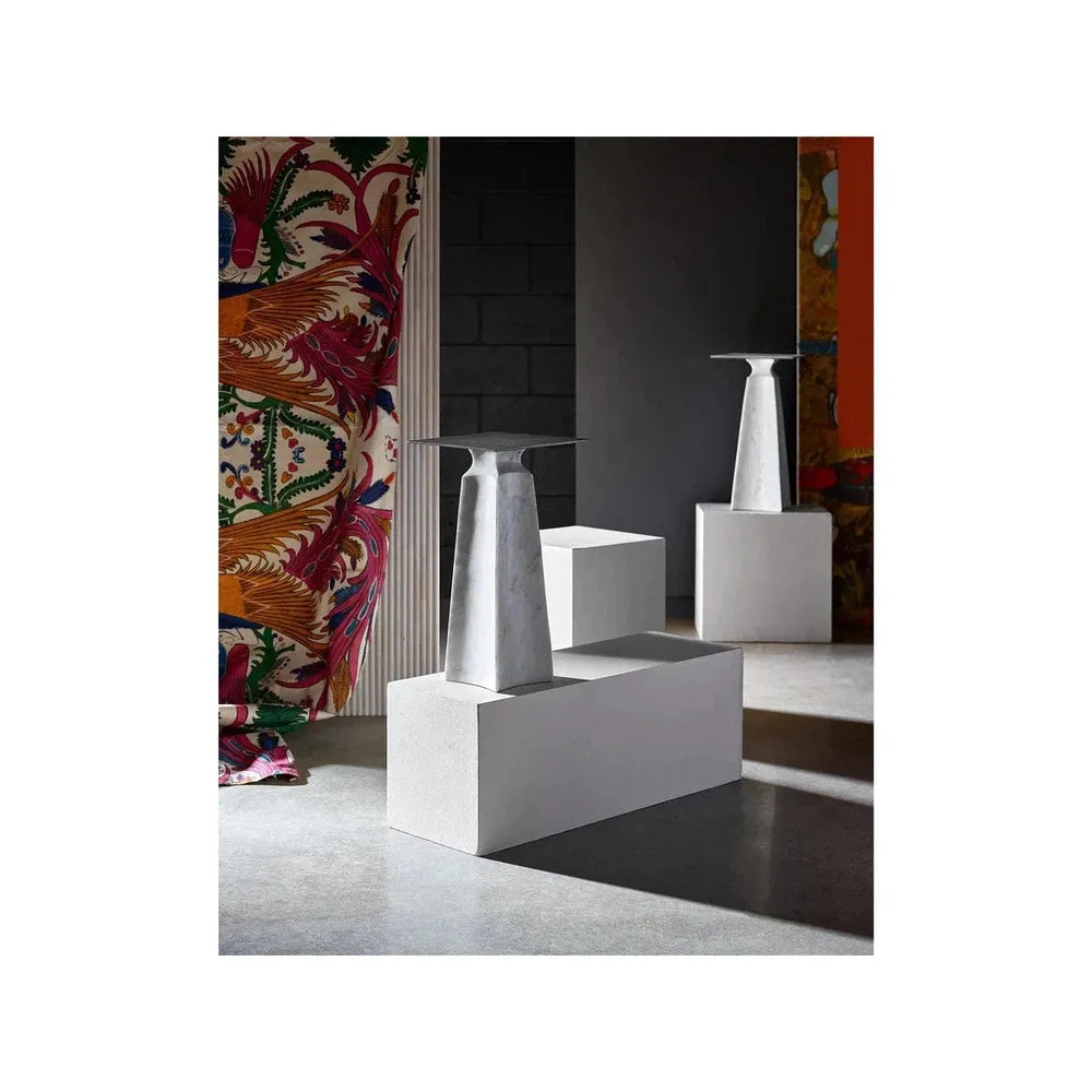 Side Tables Figuration Side Table w/ Marble Base