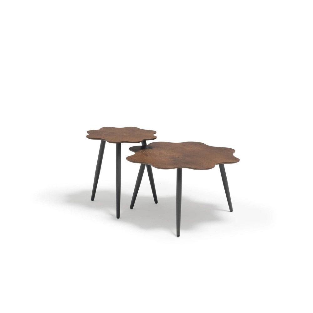 Flora Side Table-Whiteline Modern Living-WHITELINE-ST1730L-Side TablesLarge-3-France and Son