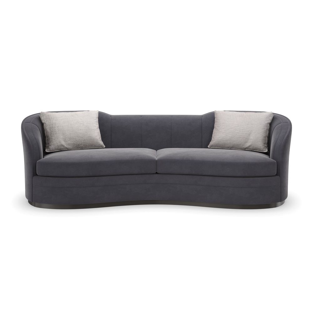 Sofas Lunar Sofa - Charcoal Heathered Velvet