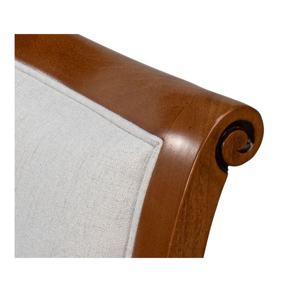 Polk Fabric Side Chair Brown