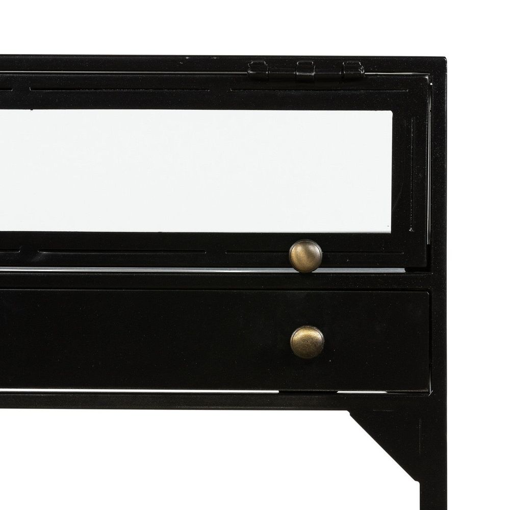 Augustus End Table - Tempered Glass