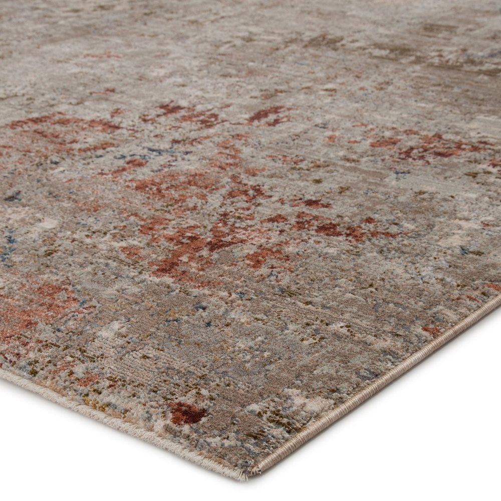 Runners Arabella Abstract Tan/ Rust Runner Rug (2'5"X10')