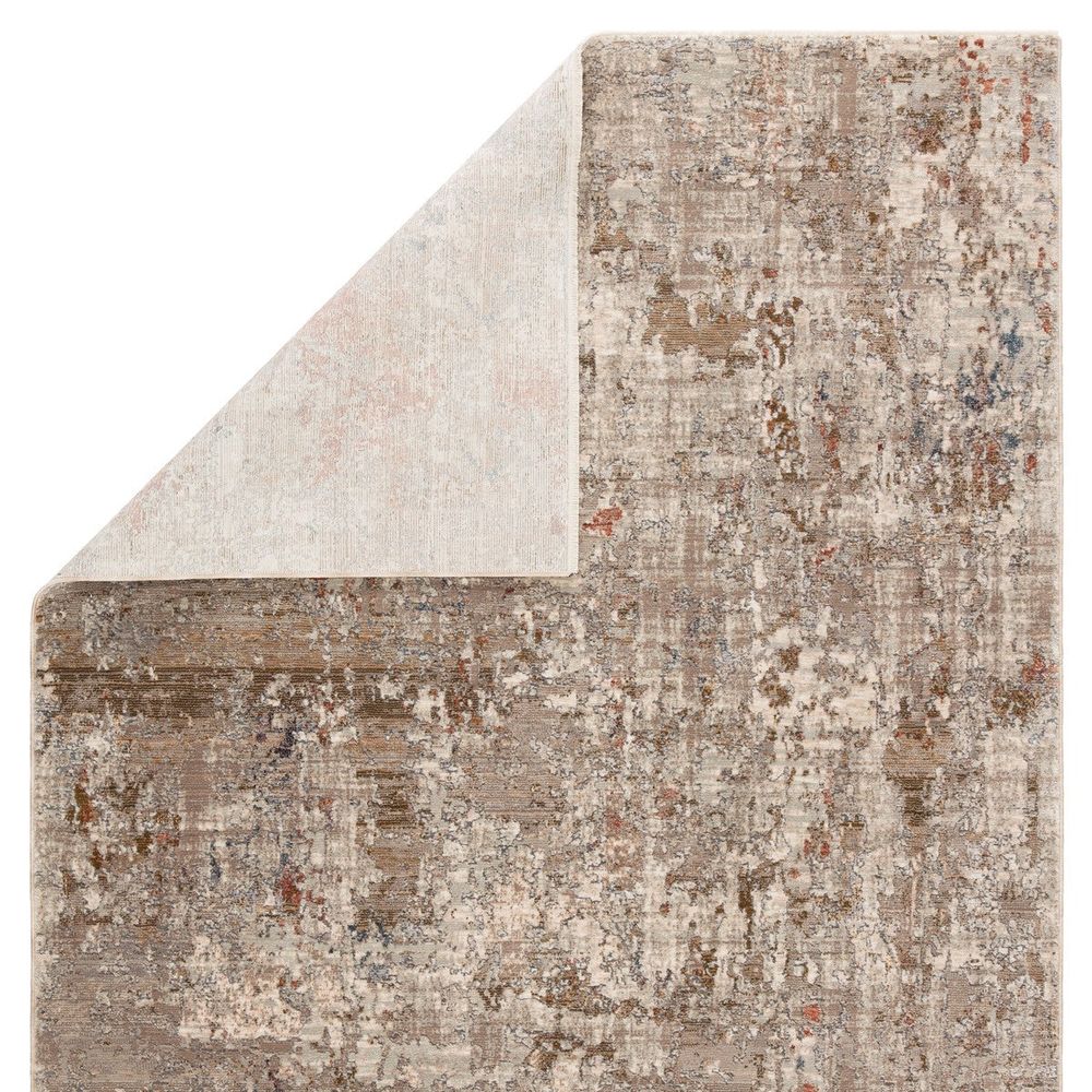 Runners Arabella Abstract Tan/ Rust Runner Rug (2'5"X10')