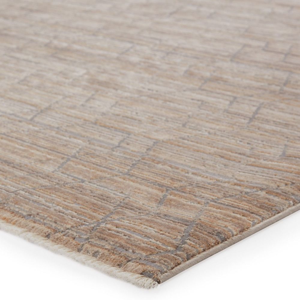 Runners Crimson Trellis Tan/ Gray Runner Rug (2'6"X8')
