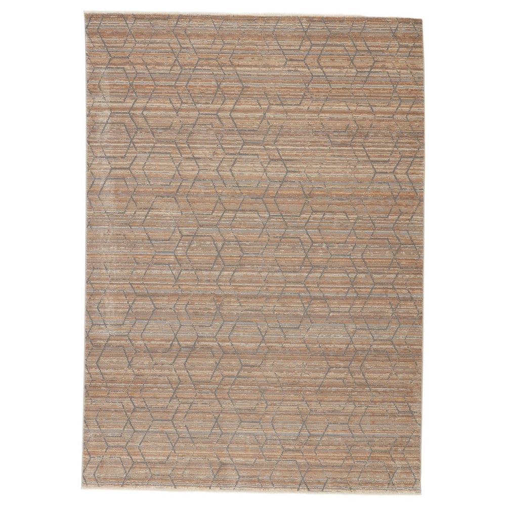 Runners Crimson Trellis Tan/ Gray Runner Rug (2'6"X8')