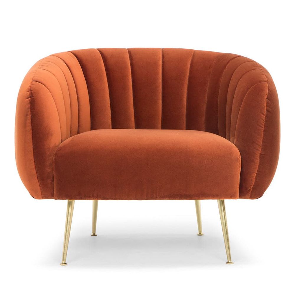 Channeled Accent Chair-Urbia-URBIA-VSD-CHAN-C-RUST-Lounge ChairsRust-3-France and Son
