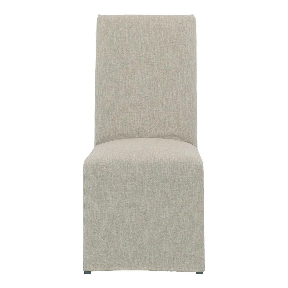 Dining Chairs Melrose Slipcovered Tall Side Chair - Bone