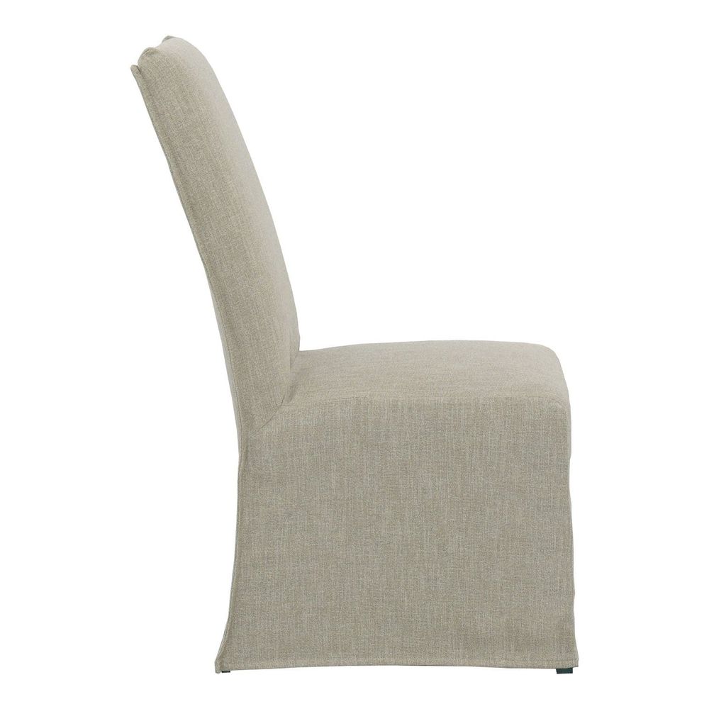 Dining Chairs Melrose Slipcovered Tall Side Chair - Bone