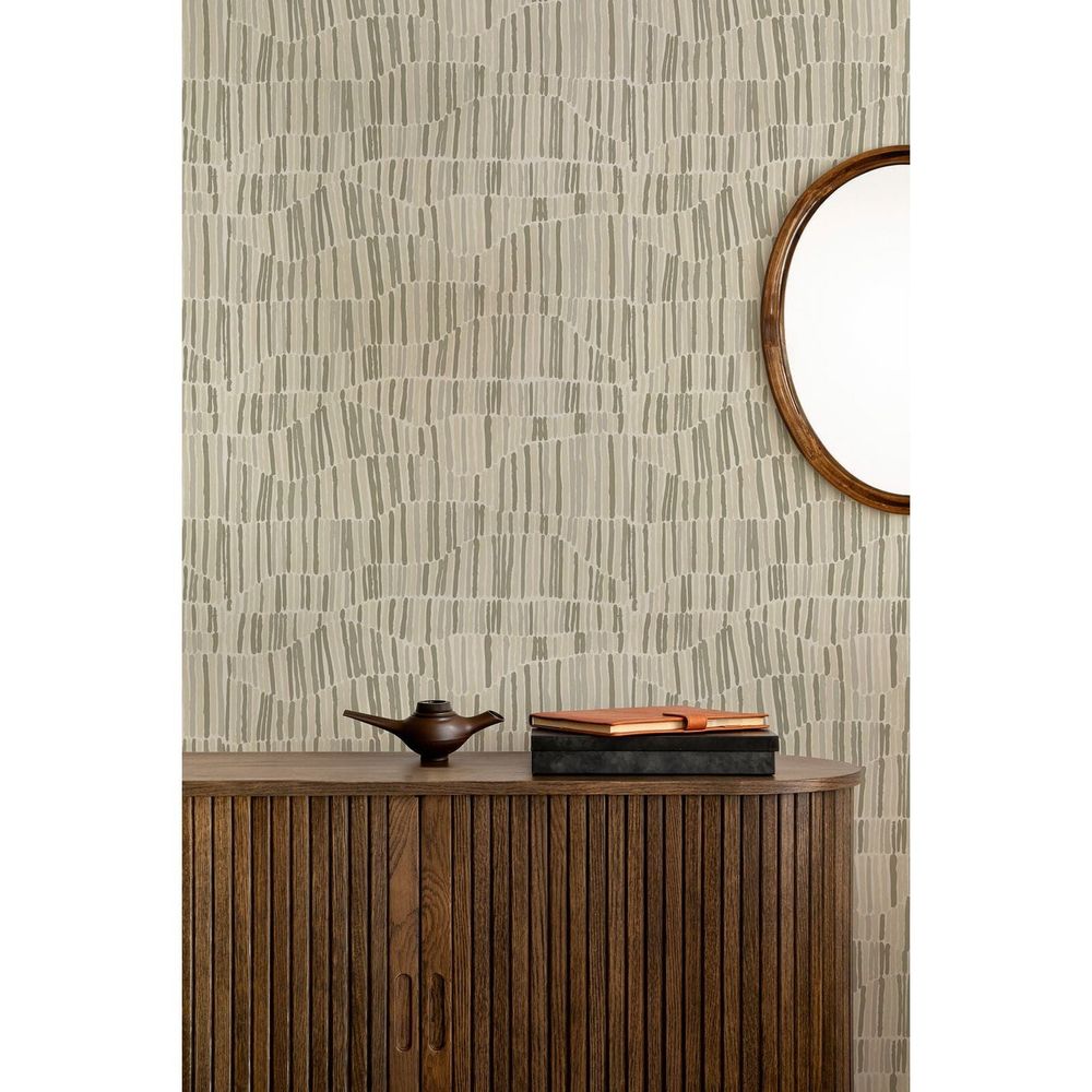 Jamaican Waves Wallpaper-Mitchell Black-MITCHB-WCFM10-BL-PM-10-Wall PaperPatterns Stone Blue-Premium Matte Paper-4-France and Son