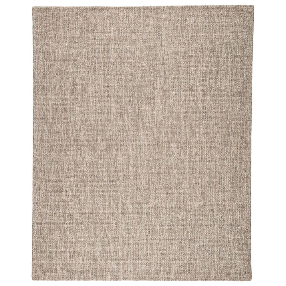 Outdoor Rugs Simeon Solid Gray/ White Area Rug (2'X3')
