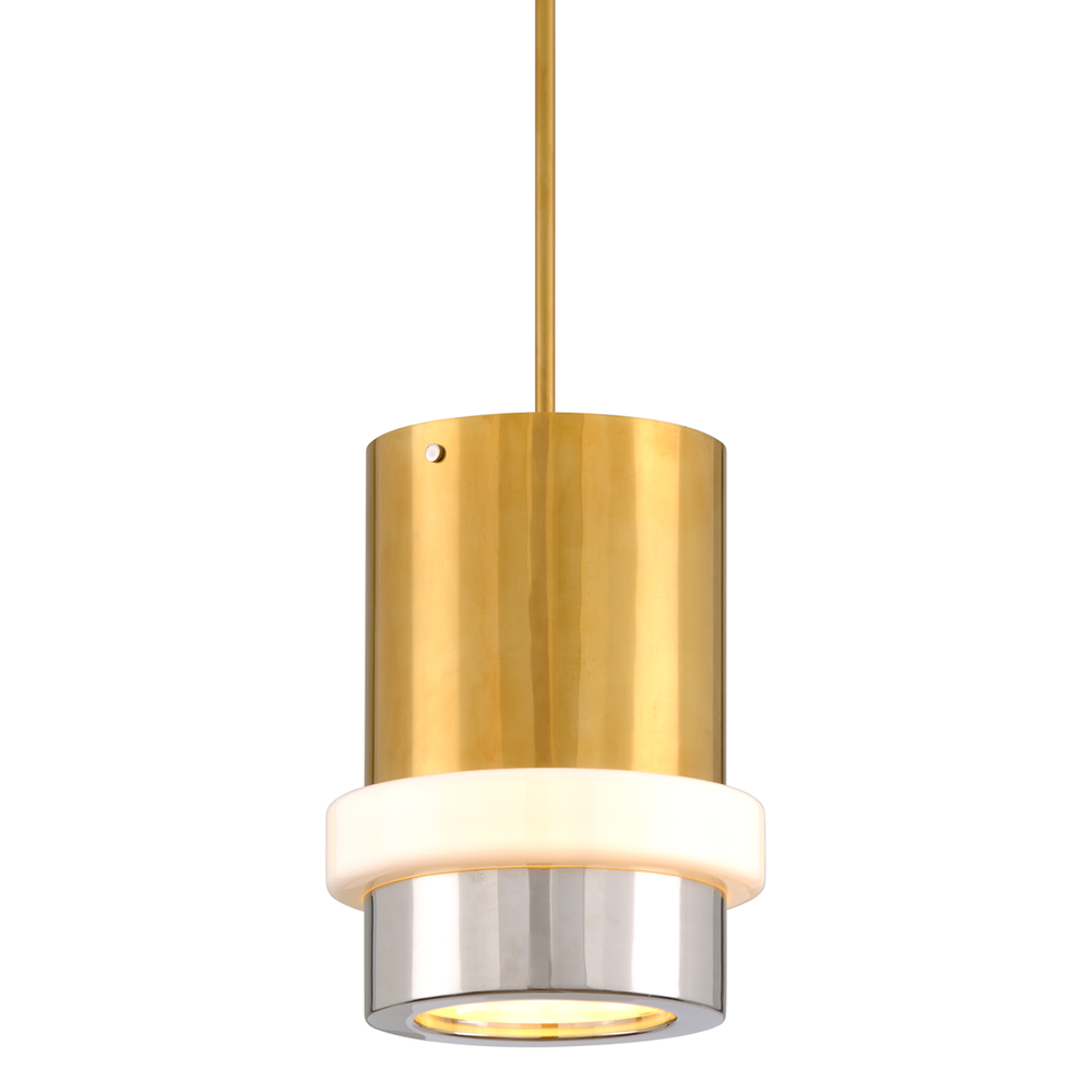 Beckenham 1 Light Pendant-Corbett Lighting-CORBETT-300-42-PendantsNickel-4-France and Son