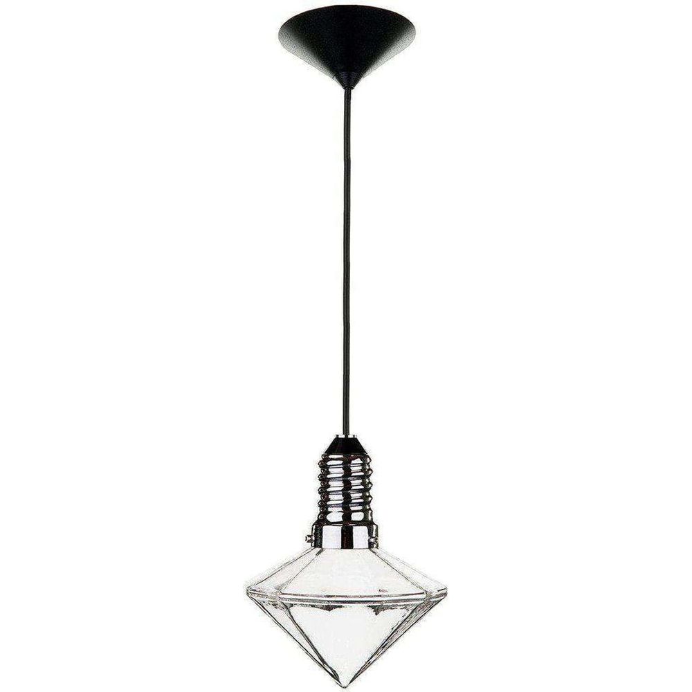 Modern Diamonte Pendant Light-France & Son-LM371PCLR-Pendants-1-France and Son