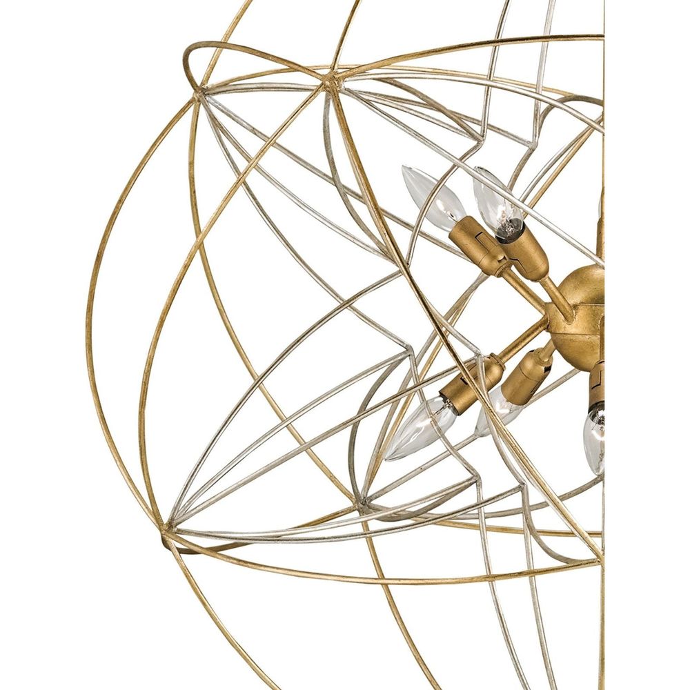 Chandeliers Zenda Gold Orb Chandelier