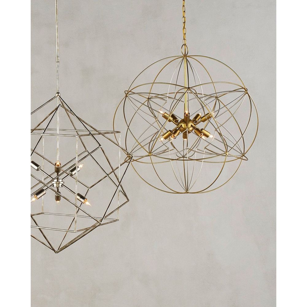 Chandeliers Zenda Gold Orb Chandelier