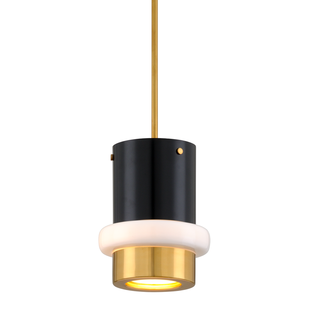 Beckenham 1 Light Pendant-Corbett Lighting-CORBETT-299-41-PendantsBlack-1-France and Son