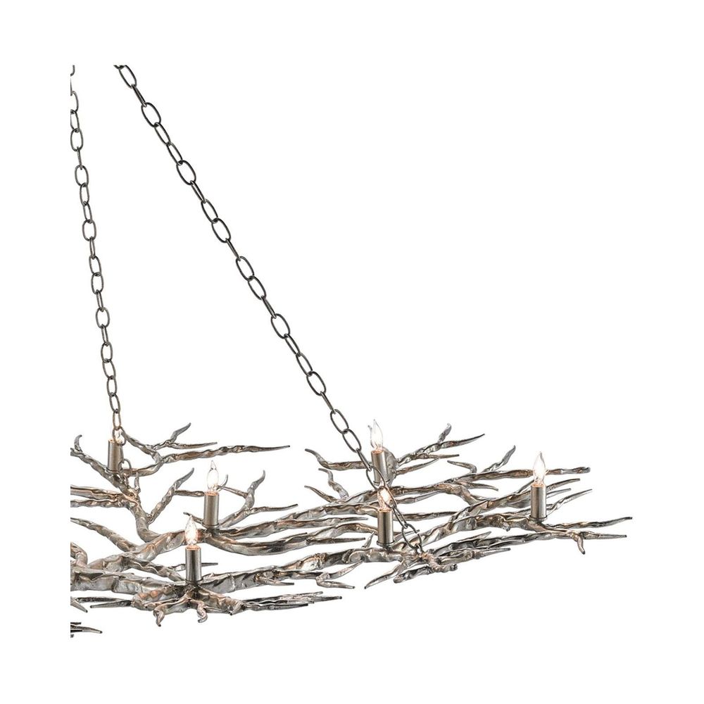 Chandeliers Rainforest Large Silver Chandelier