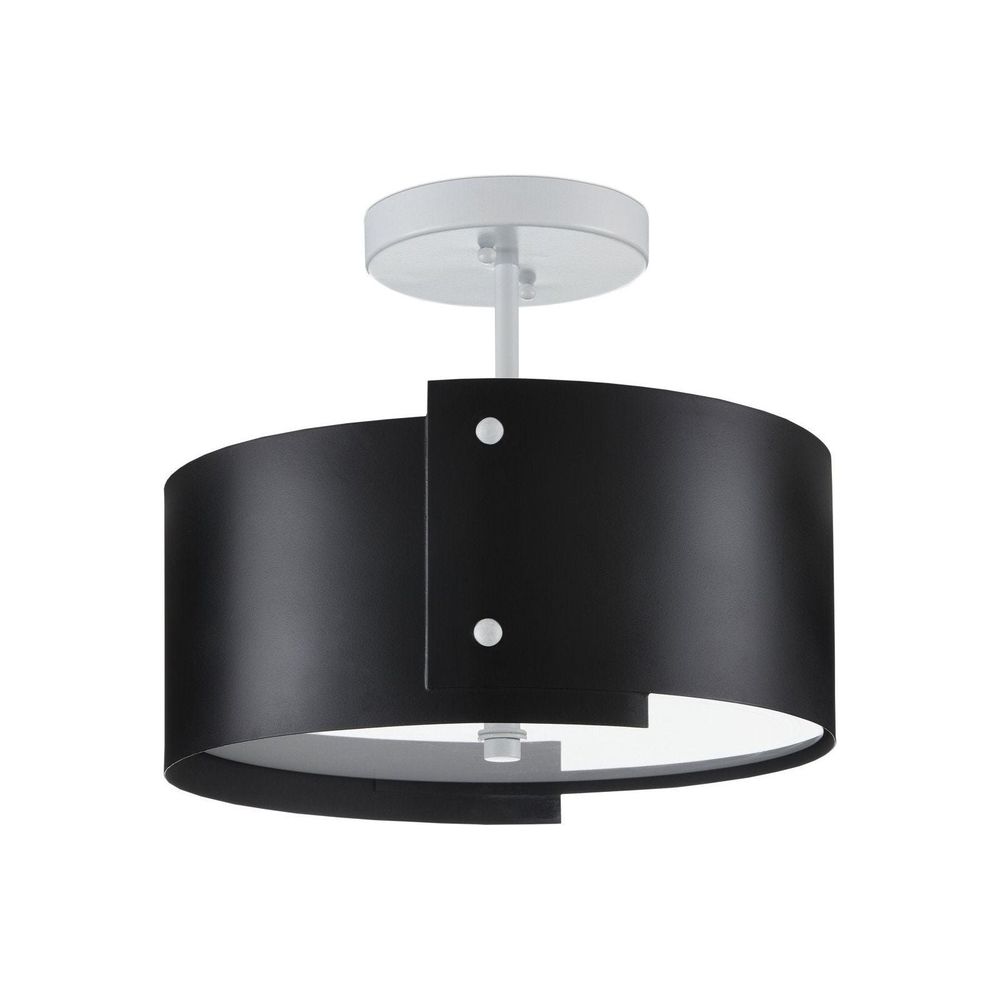 Ritsu Black Semi-Flush Mount