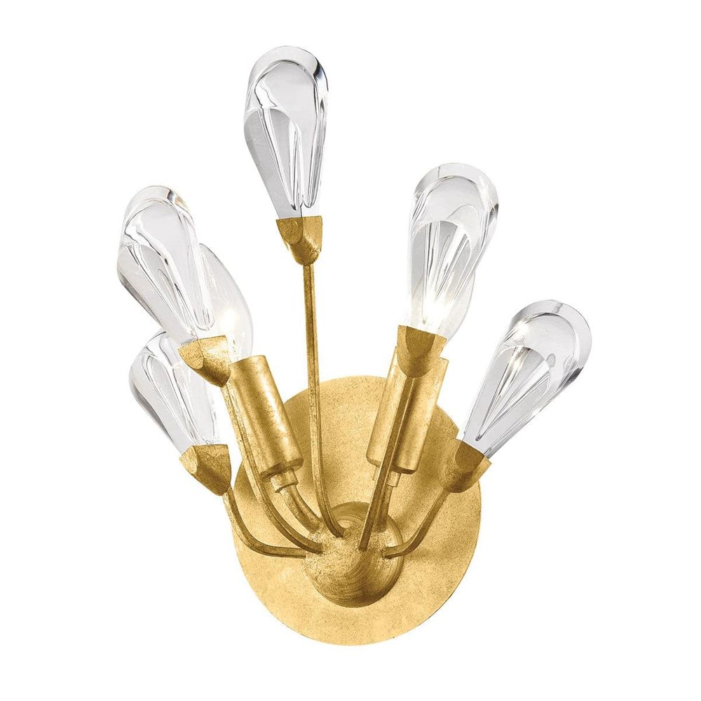 Tulip Wall Sconce-Hudson Valley-HVL-7200-GL-Wall LightingGold Leaf-1-France and Son