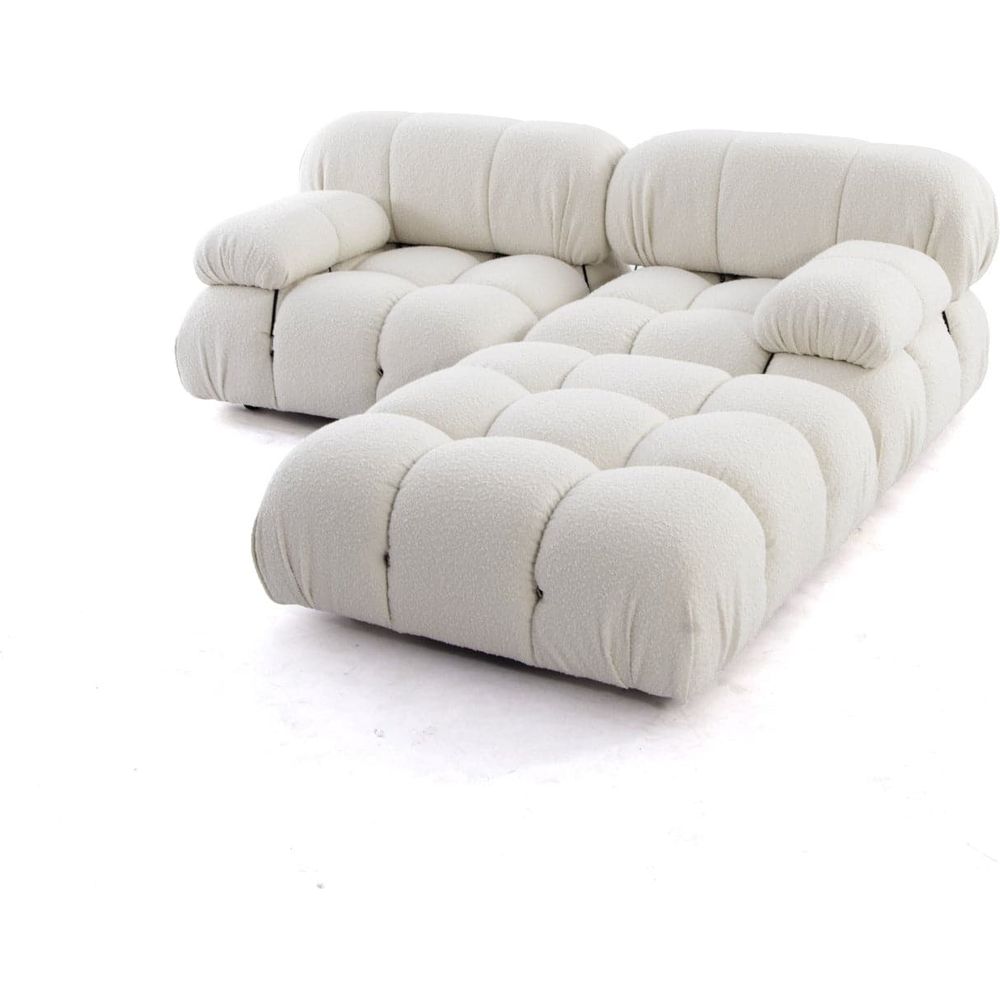 Grappolo Modular Sectional Sofa Set Boucle