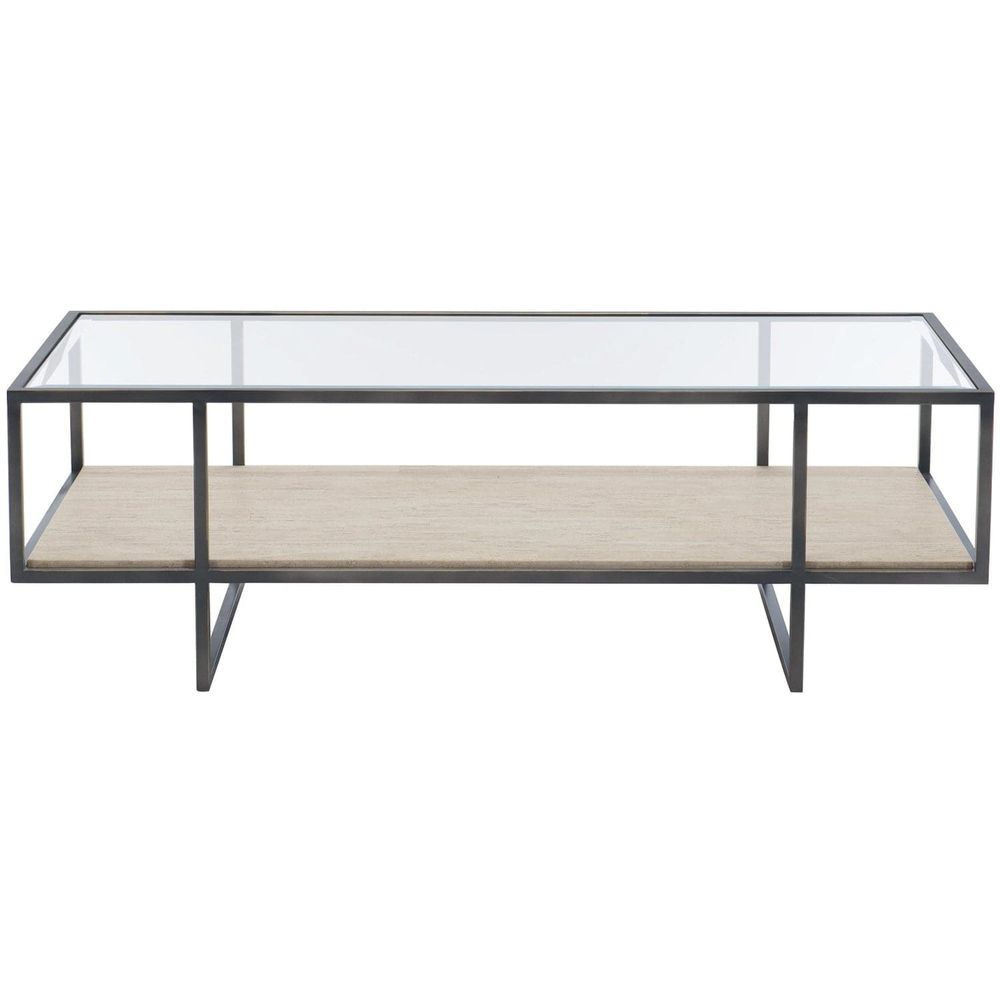 Harlow Metal Rectangular Cocktail Table-Bernhardt-BHDT-514021-Coffee Tables-1