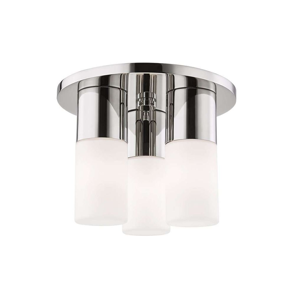 Lola 3 Light Flush Mount-Mitzi-HVL-H196503-PN-Flush MountsSilver-2-France and Son