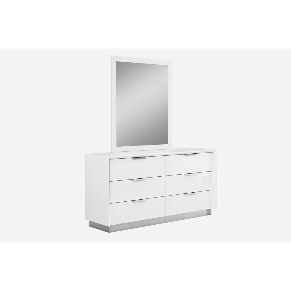 Navi Double Dresser-Whiteline Modern Living-WHITELINE-DR1354-WHT-DressersWhite-3-France and Son