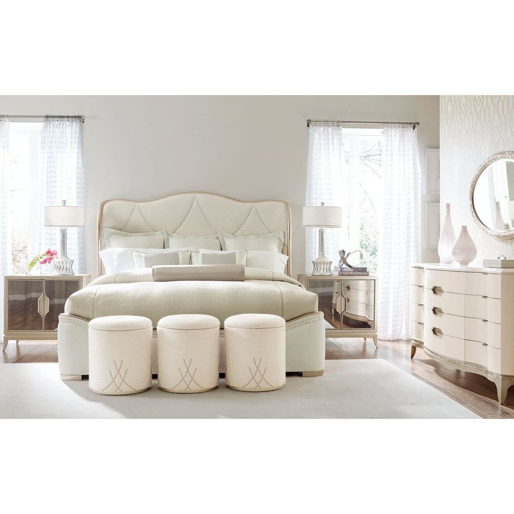 Monarch King/Cal King Footboard - Beige, Taupe