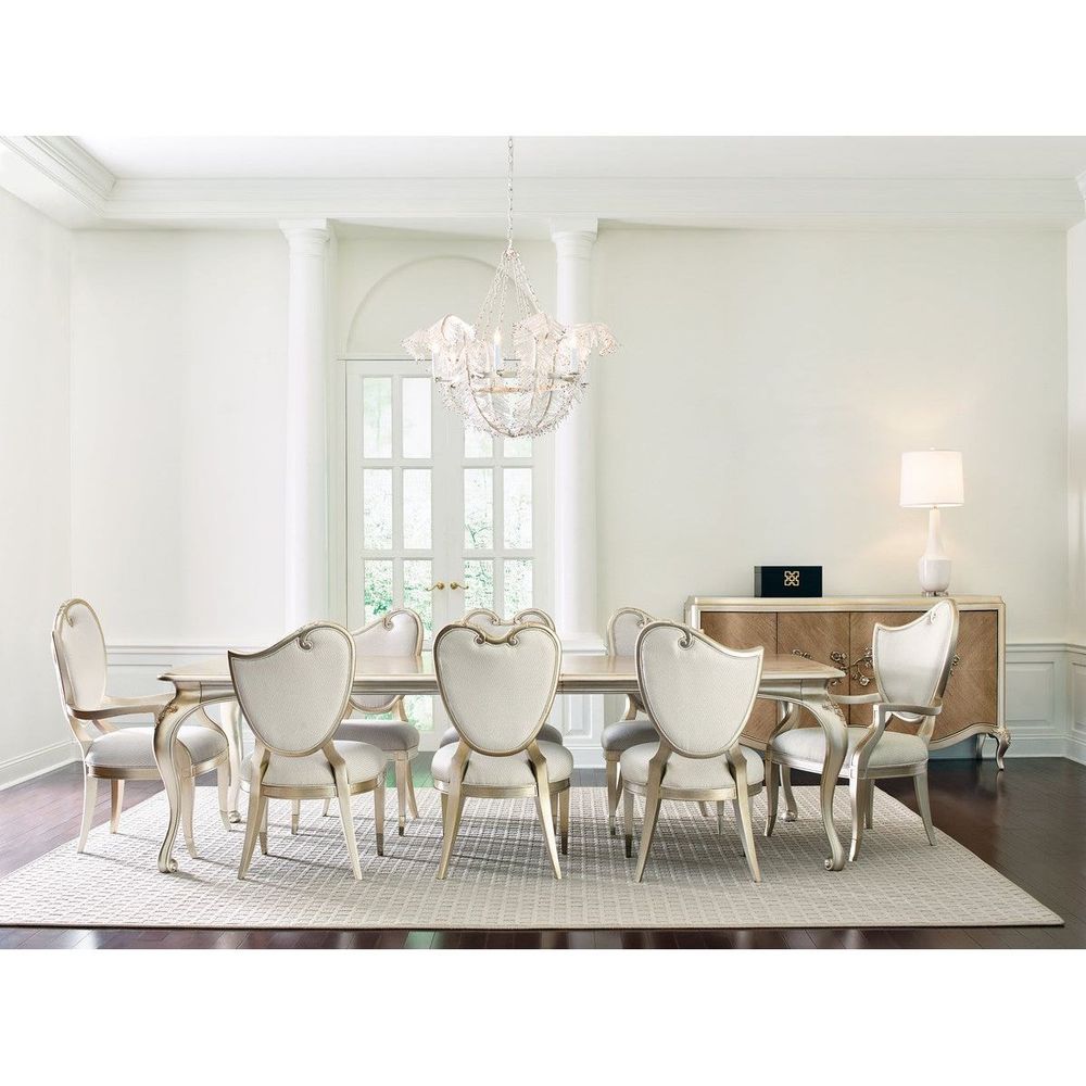 Dining Tables Pinnacle Rectangle Dining Table - Champagne Mist