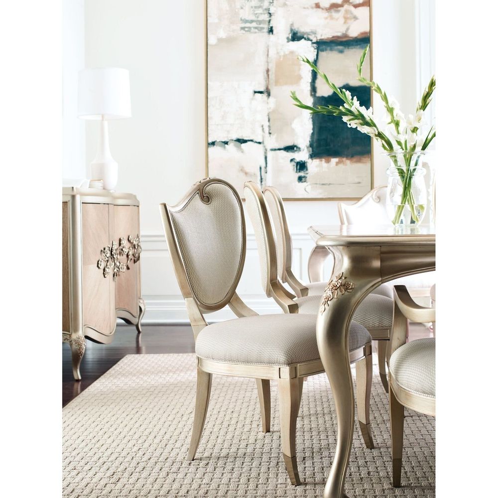 Pinnacle Rectangle Dining Table - Champagne Mist