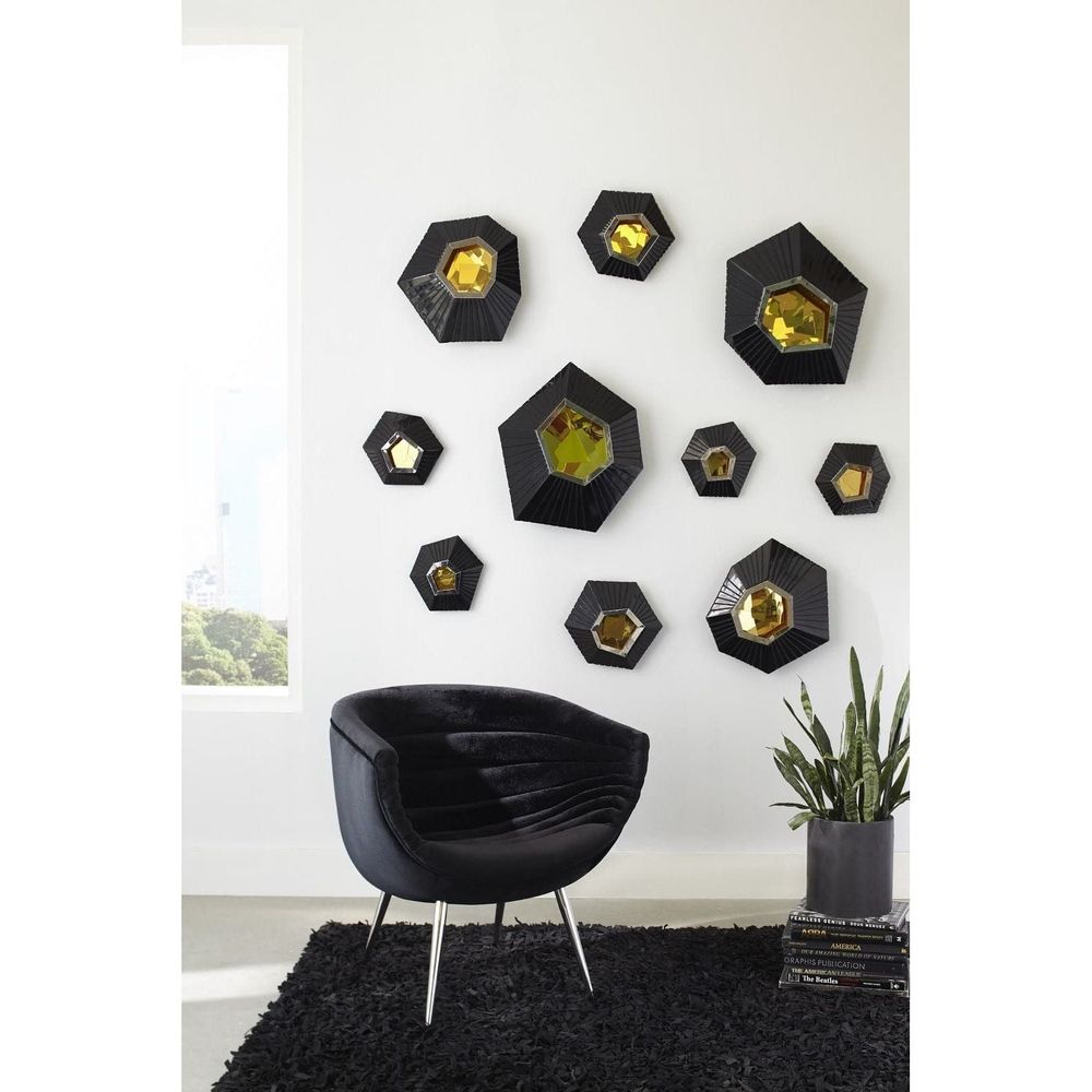 Nouveau Club Chair - Black - Stainless Steel Legs-Phillips Collection-PHIL-PH93141-Chair-8-France and Son