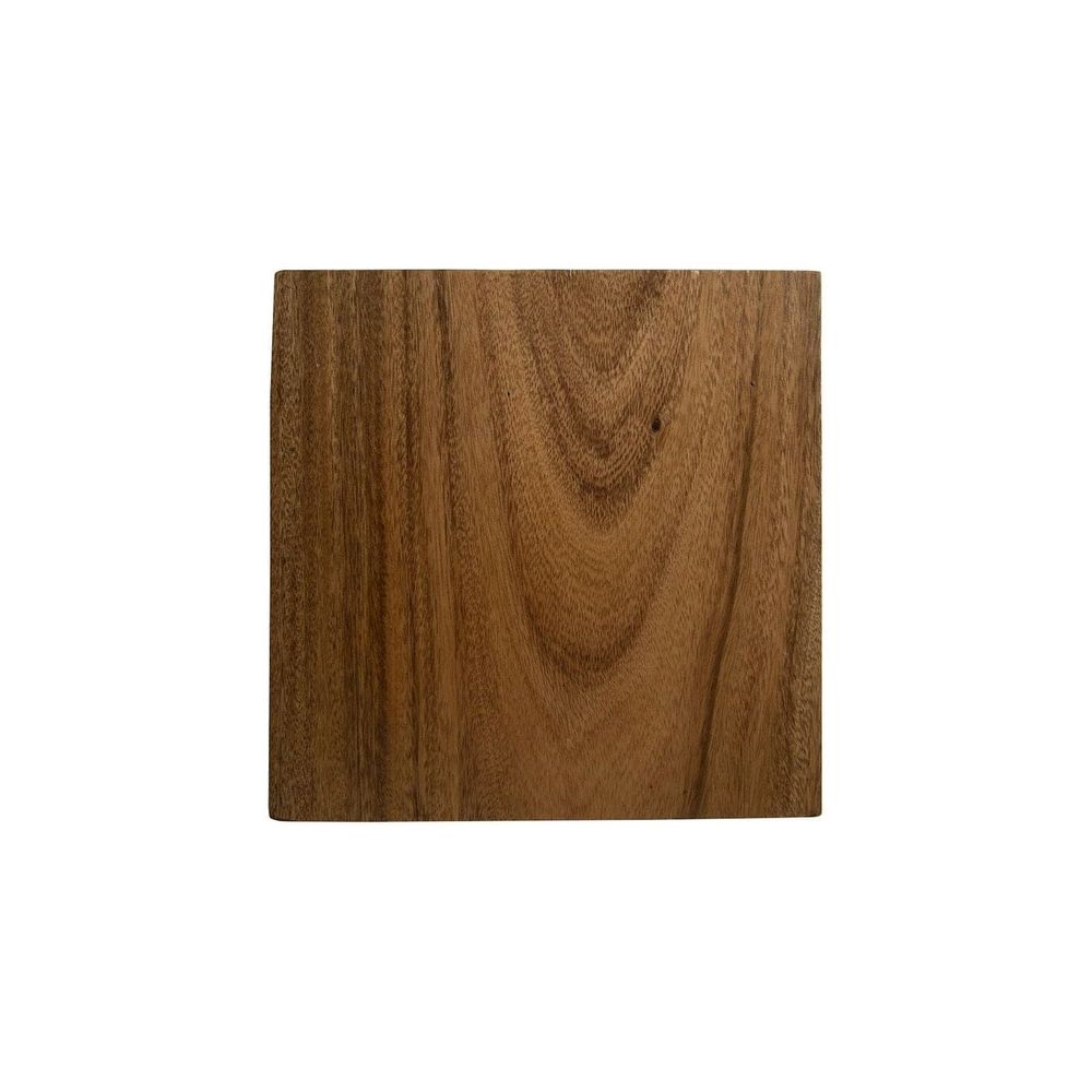 Hayden End Table Natural - Narrow - Square - Plated Brass Base-Phillips Collection-PHIL-CH72065-End Table-2-France and Son