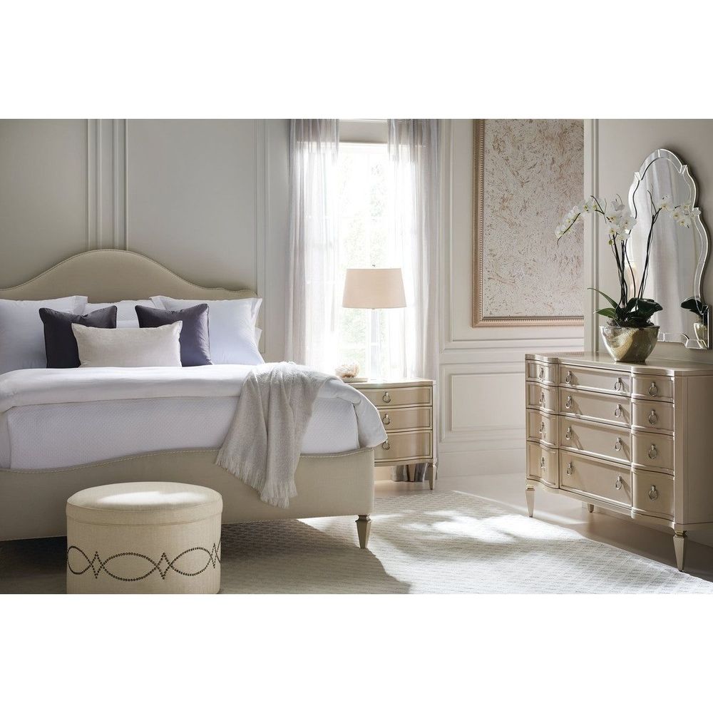 Elysian Night In Paris Qn/Kg Sr  - Silver, Beige