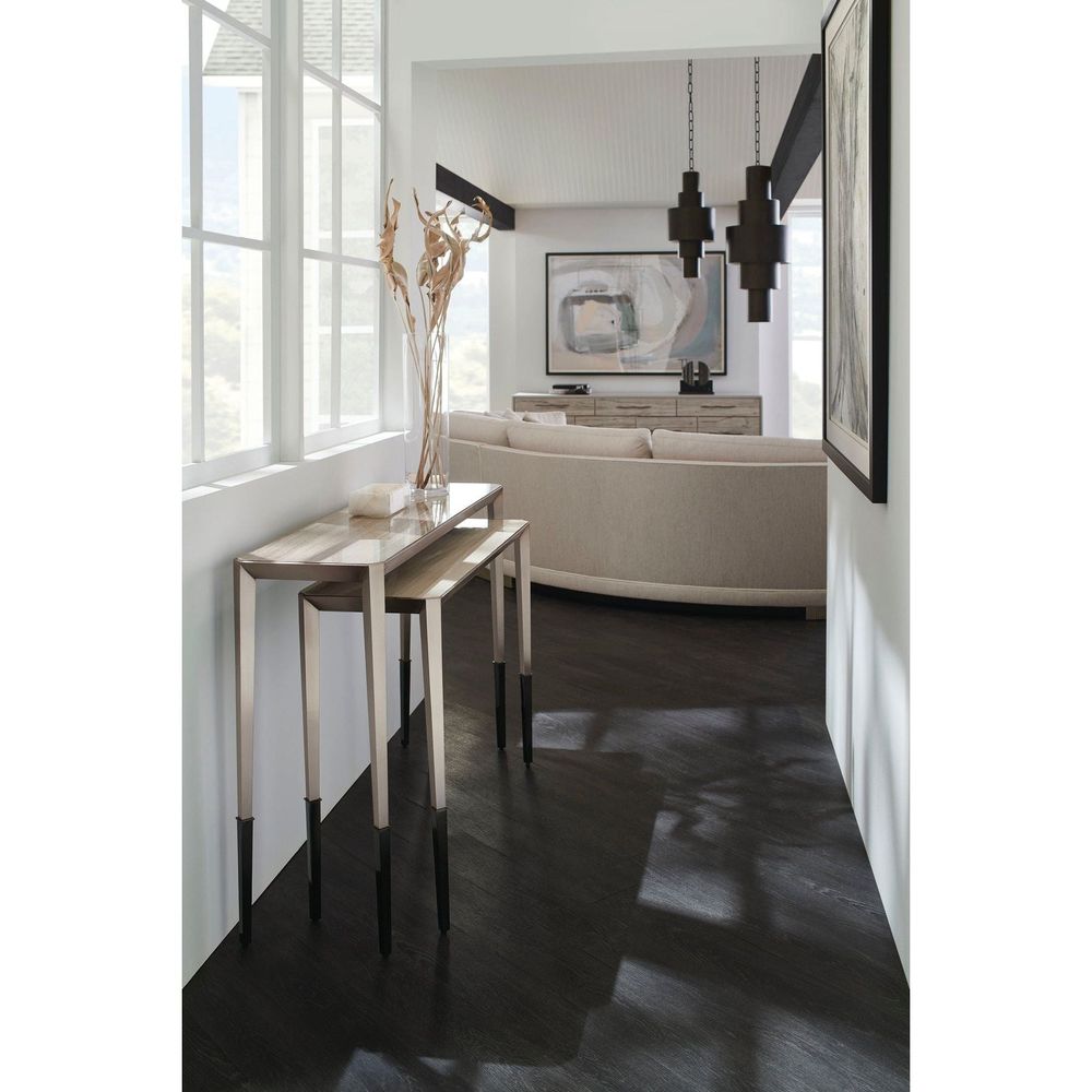 Console Tables Symmetry - Short - Bronze, White