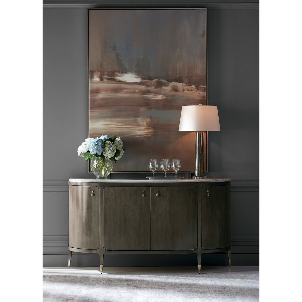 Sideboards & Credenzas Self-Service - Grey, Black, Gold