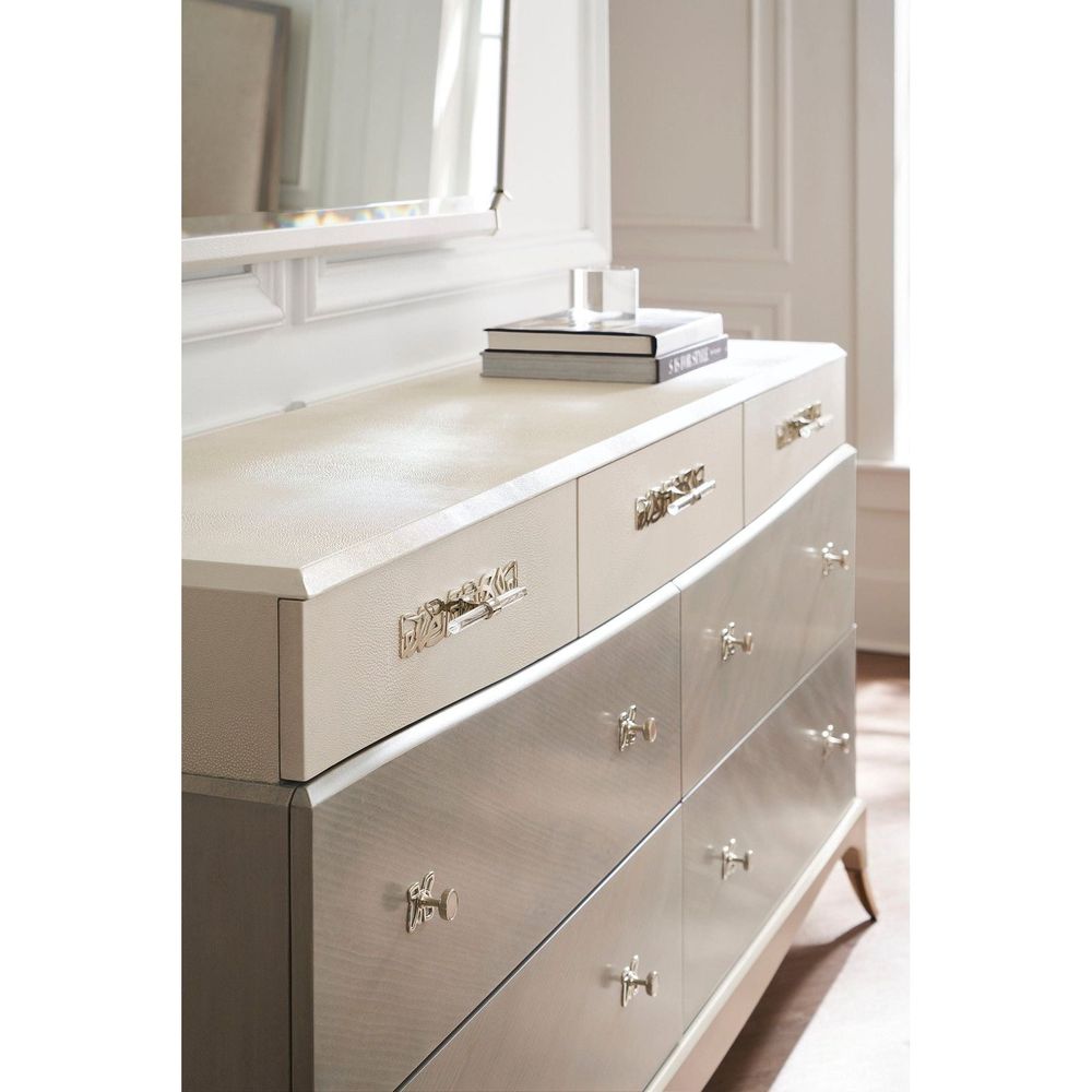 Dressers & Chests Cadence - Brown, Silver, Off White